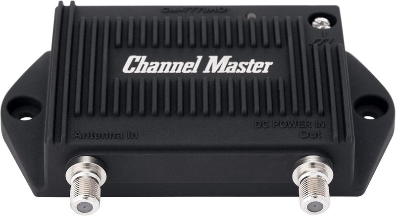 Channel Master TV Antenna PreAmp 1-1-Port TV Antenna Pre-Amplifier, Built-in LTE Filter, 17-30dB Gain, Compatible with Non-Amplified TV Antennas, Increases Signal Strength, Indoor/Outdoor - Image 2